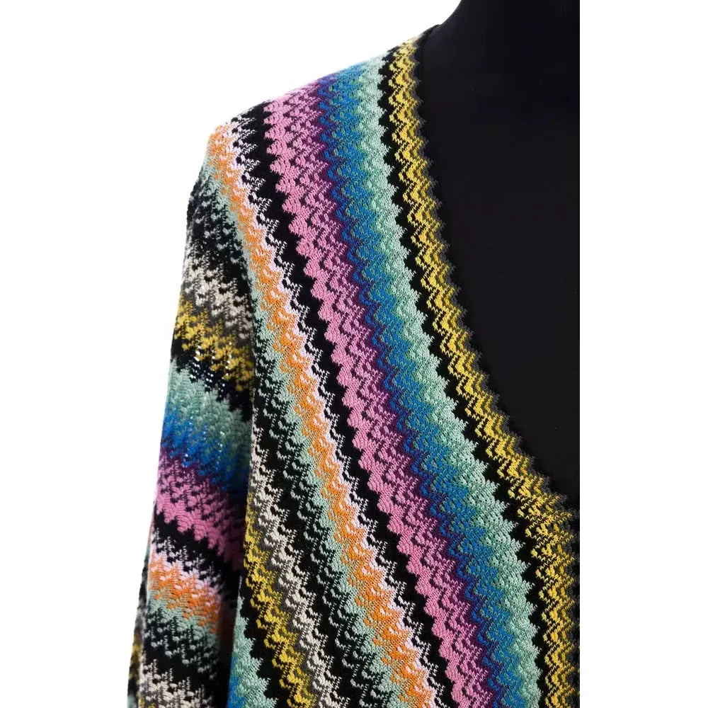 Missoni Multicolor Wool Women Poncho MI-22223-UNISEX
