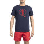 Bikkembergs Army Cotton Men T-Shirt Bikkembergs Rosy Brown