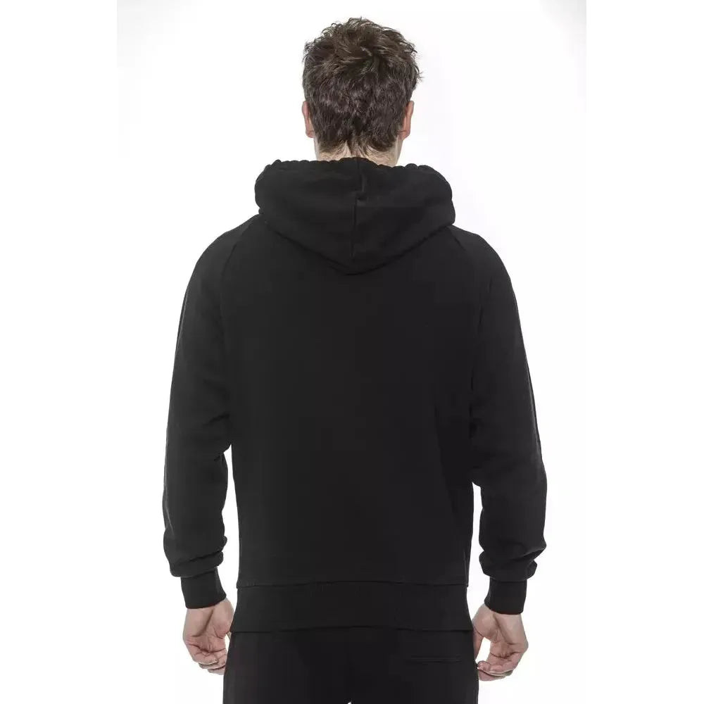Tond Black Cotton Men's Hooded Sweater Tond Dark Slate Gray