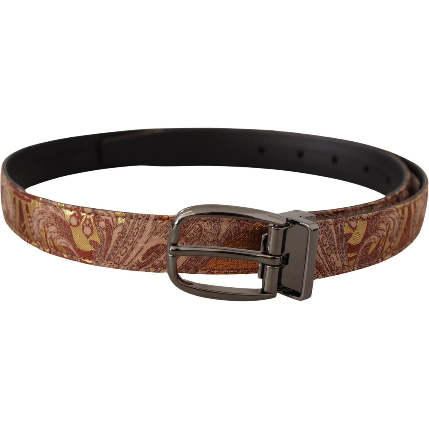 Dolce & Gabbana Multicolor Leather Signature Belt Dolce & Gabbana Dark Slate Gray