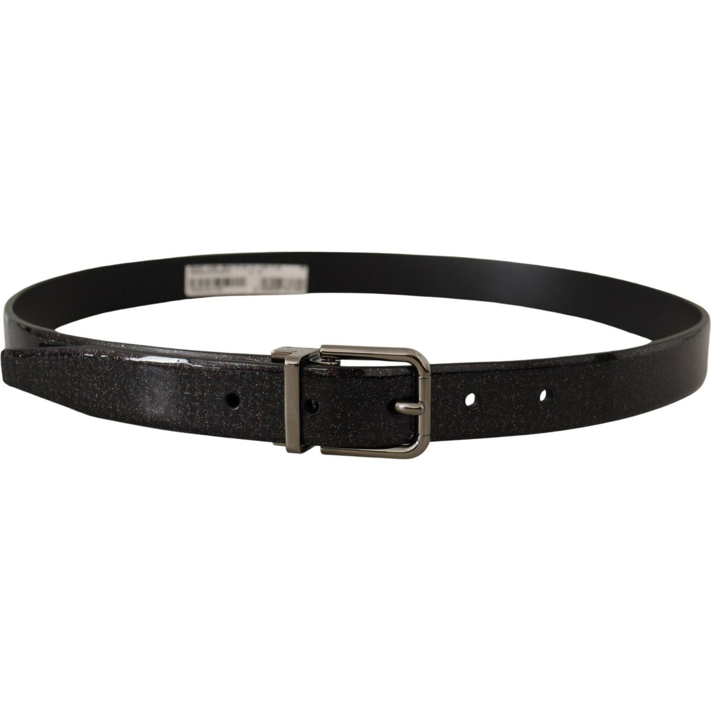 Dolce & Gabbana Elegant Multicolor Leather Belt Dolce & Gabbana Black
