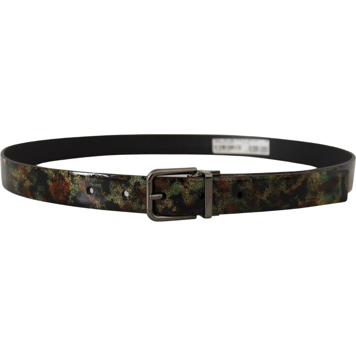 Dolce & Gabbana Elegant Dual-Tone Leather Belt Dolce & Gabbana Dark Slate Gray
