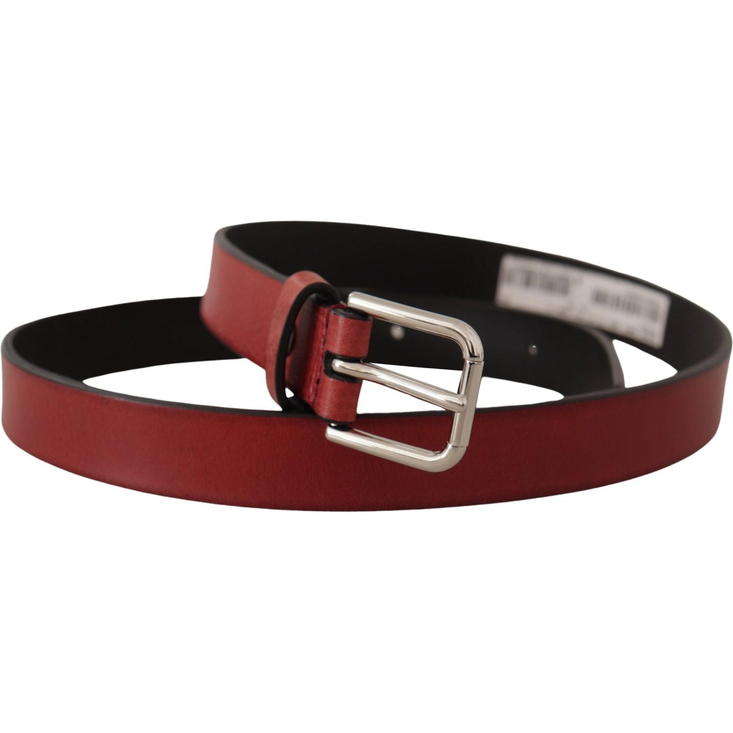 Dolce & Gabbana Elegant Maroon Italian Leather Belt Dolce & Gabbana Dark Slate Gray