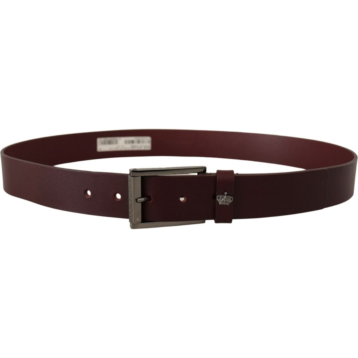 Dolce & Gabbana Elegant Brown Leather Designer Belt Dolce & Gabbana Dark Slate Gray