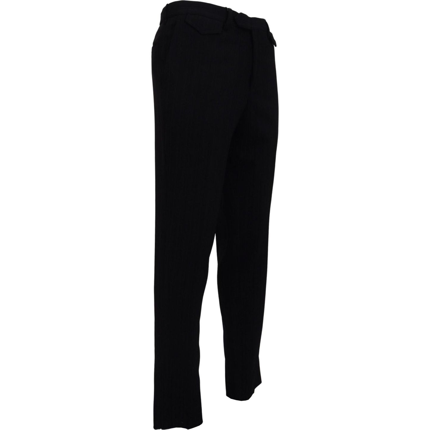 BENCIVENGA Elegant Black Italian Designer Pants BENCIVENGA Black