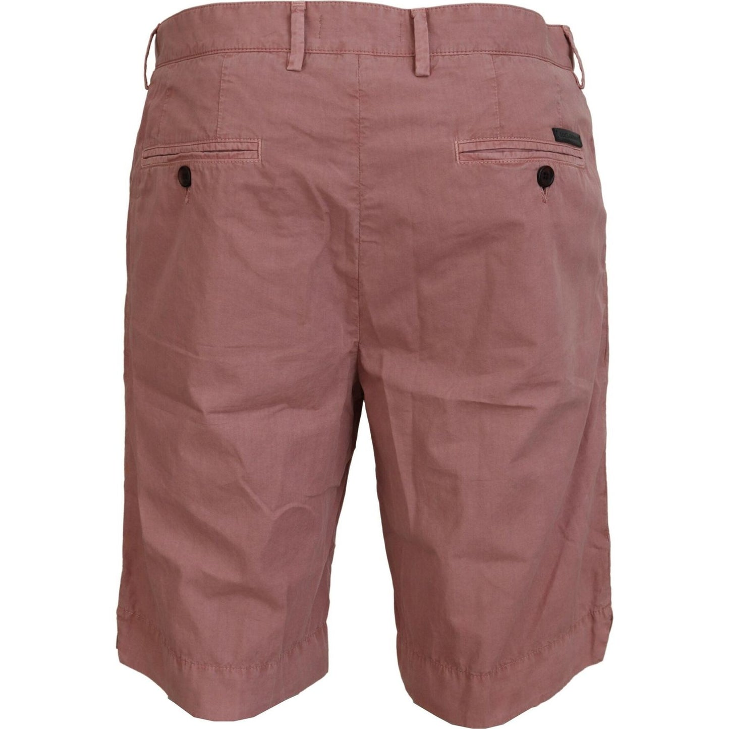 Dolce & Gabbana Exquisite Pink Chino Shorts for Men Dolce & Gabbana Dim Gray