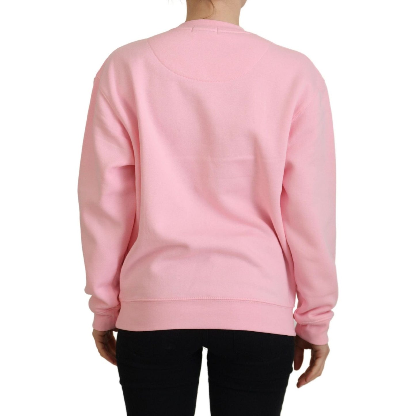 Philippe Model Elegant Pink Long Sleeve Pullover Sweater Philippe Model Light Pink