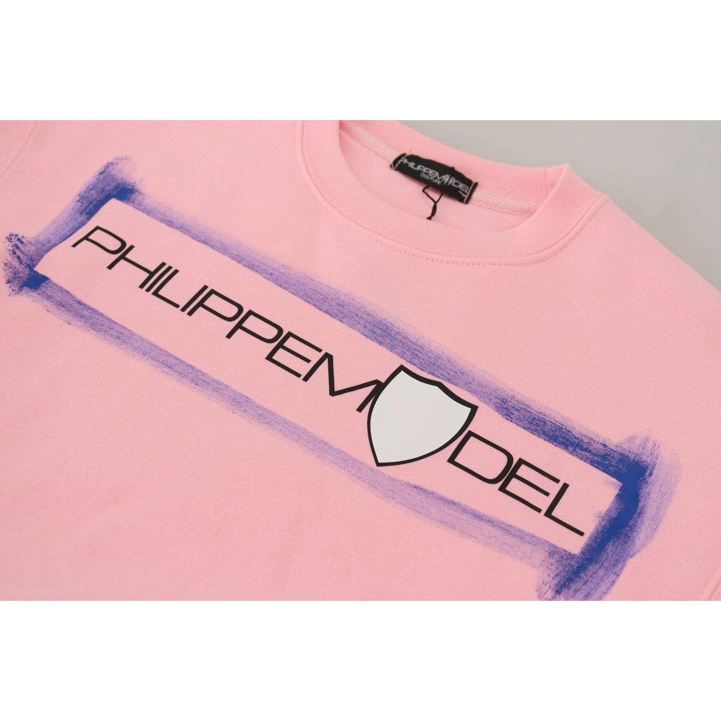 Philippe Model Elegant Pink Long Sleeve Pullover Sweater Philippe Model Light Pink