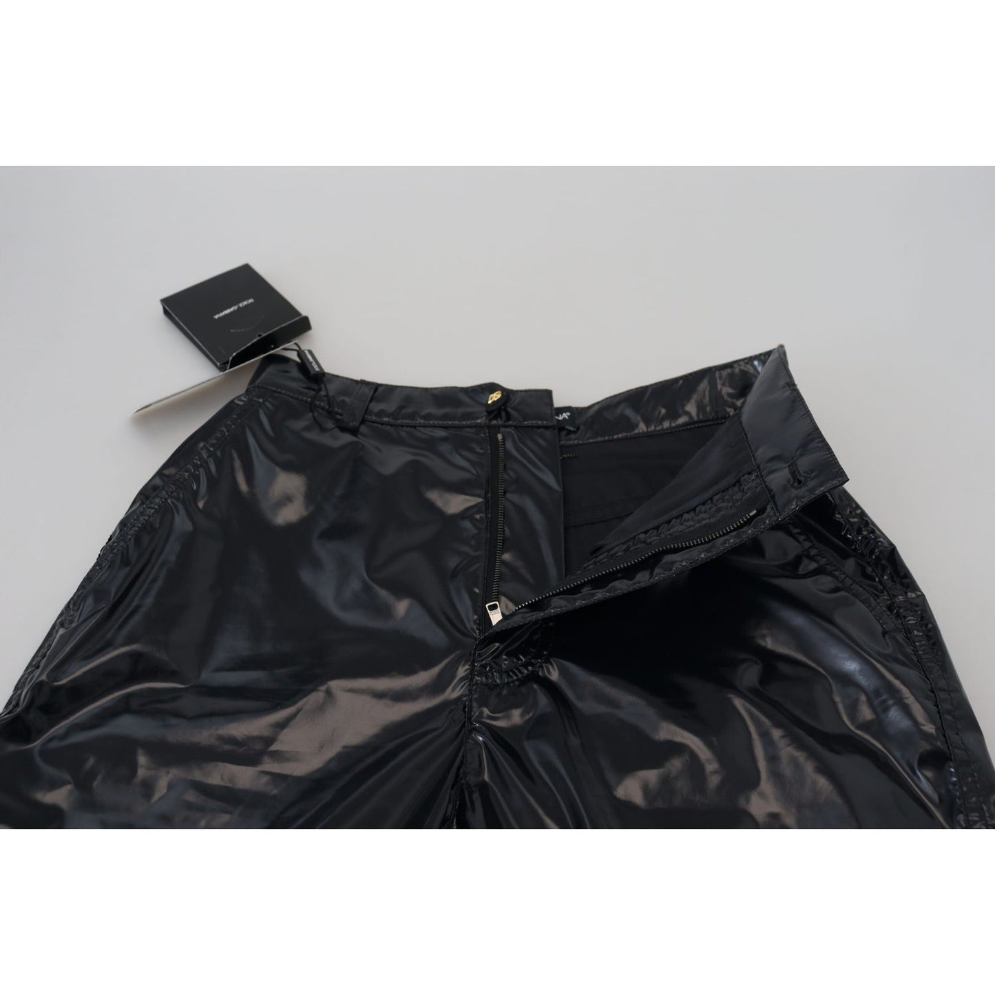 Dolce & Gabbana Chic High Waist Skinny Pants - Elegance Reimagined Dolce & Gabbana Dark Slate Gray