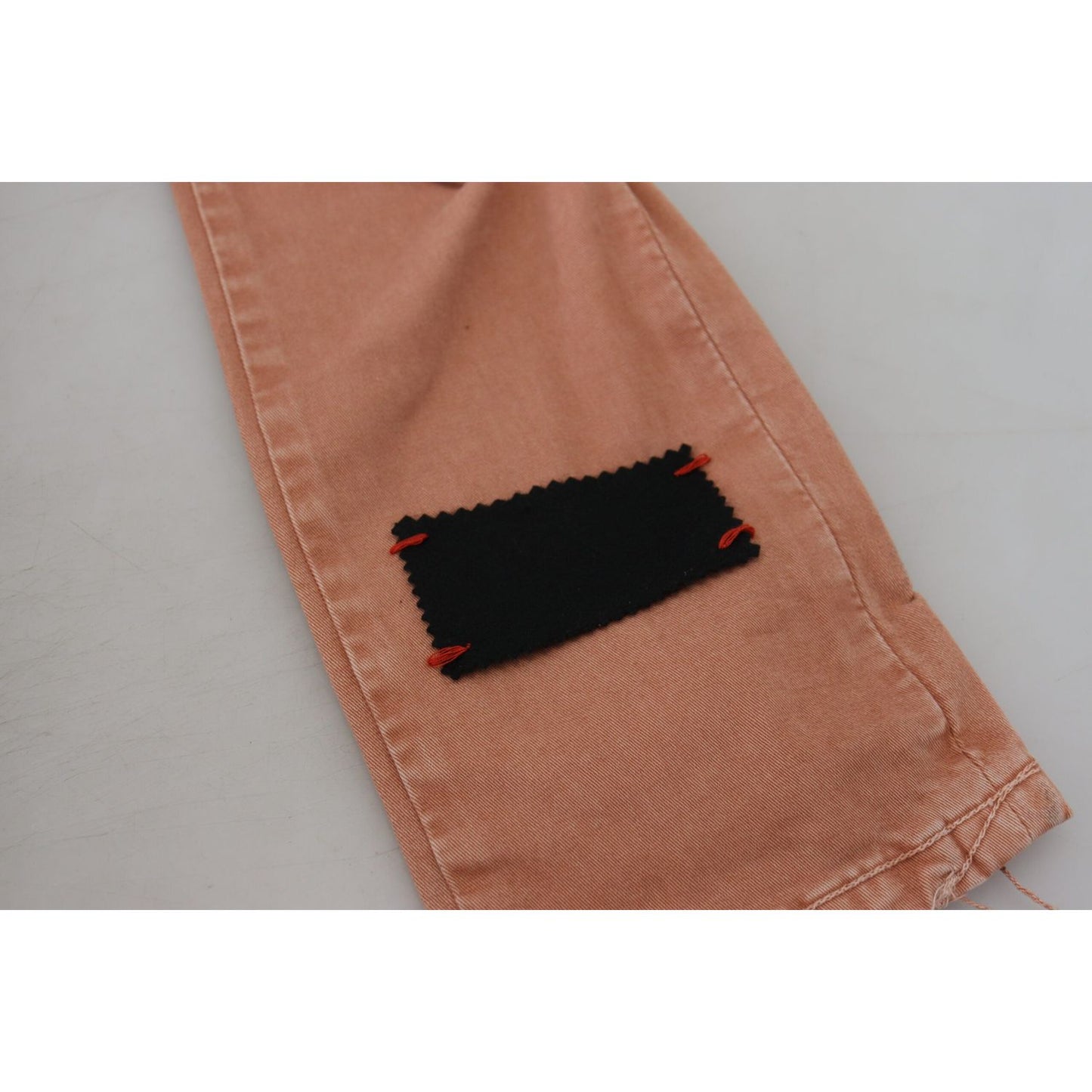 Acht Chic Slim Fit Cotton Stretch Pants Acht Rosy Brown