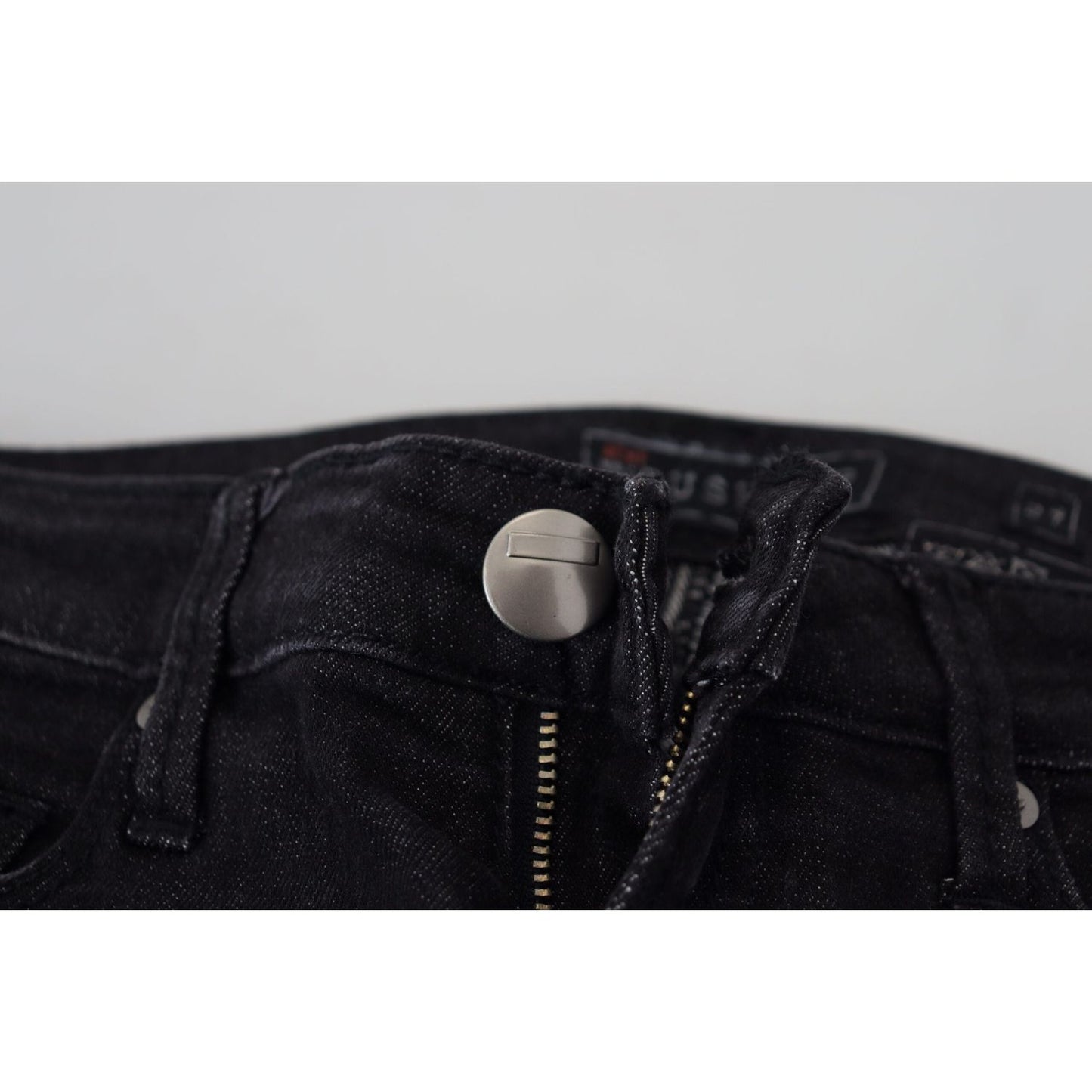 Acht Chic Low Waist Designer Skinny Jeans Acht Black