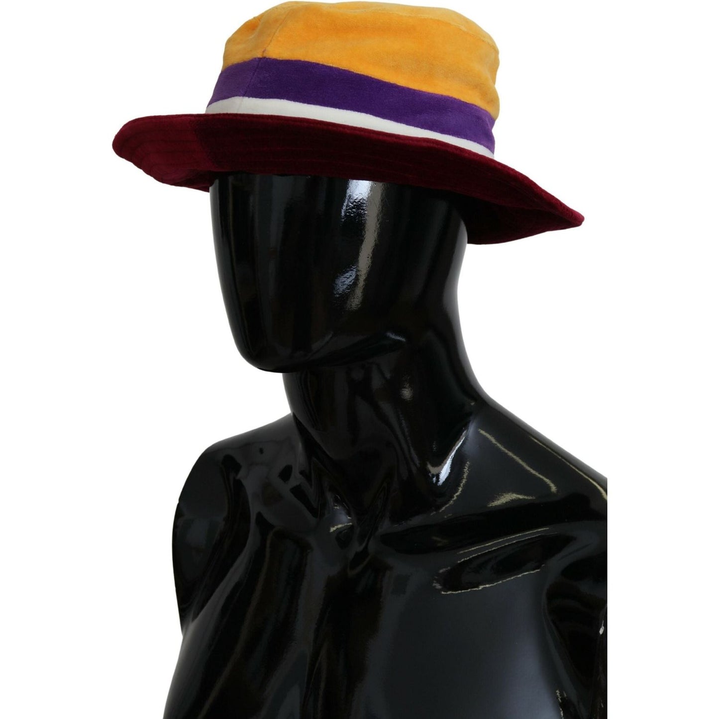Dolce & Gabbana Elegant Multicolor Bucket Hat Dolce & Gabbana Black