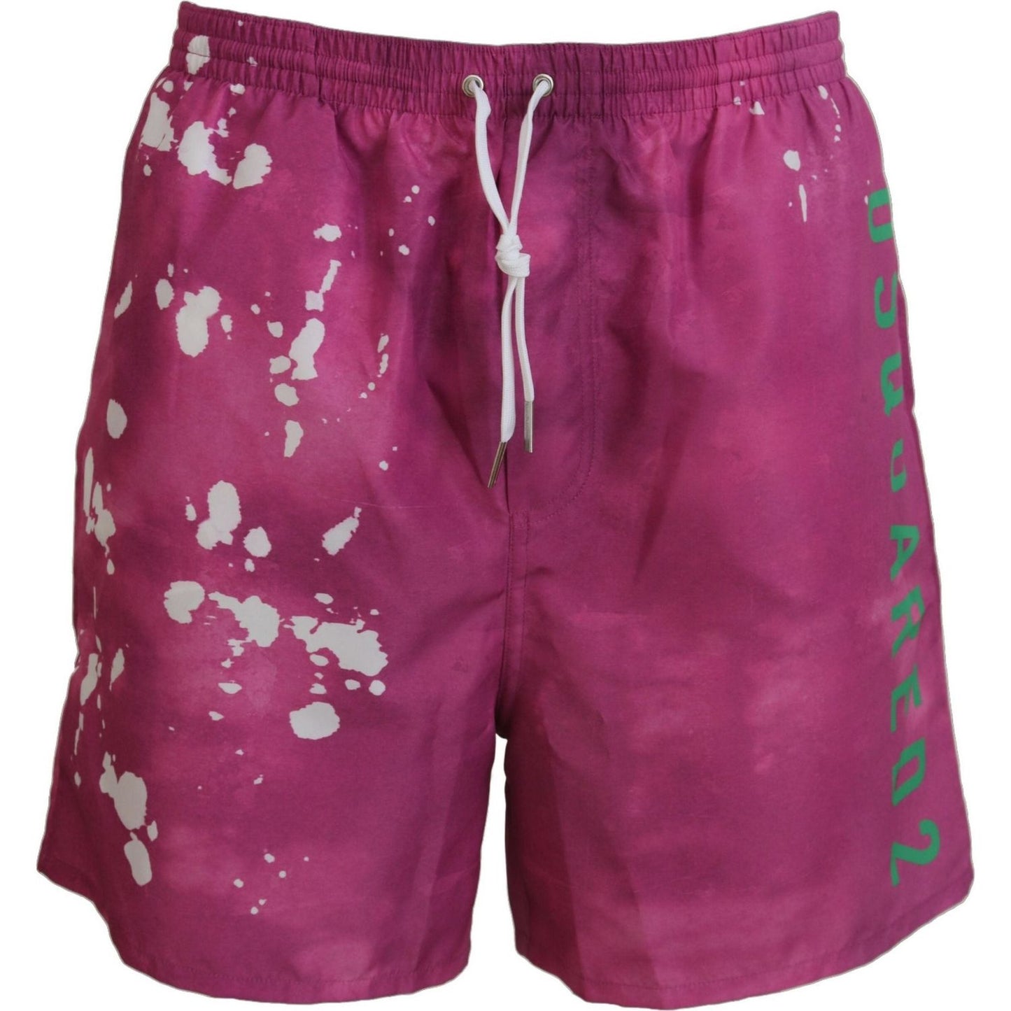 Dsquared² Pink Tie Dye Swim Shorts Boxer Dsquared² Maroon