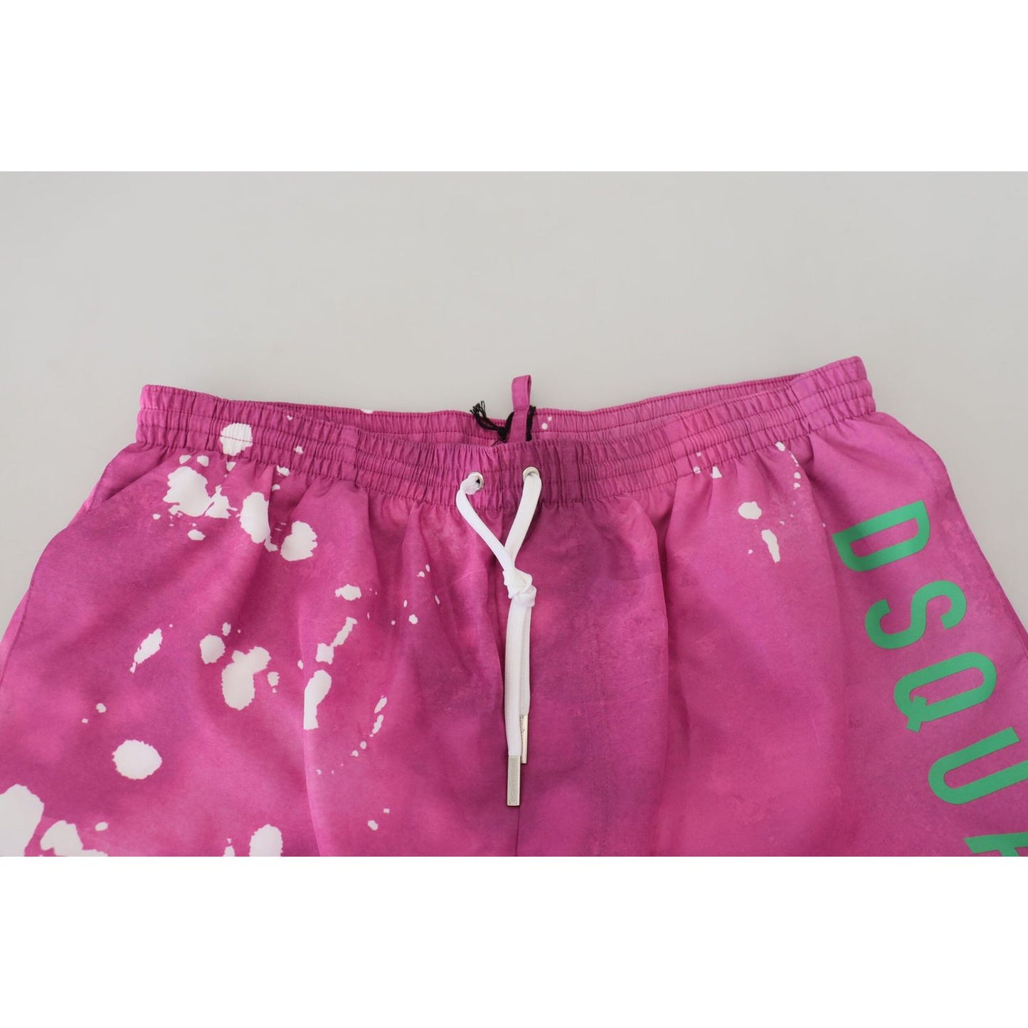 Dsquared² Pink Tie Dye Swim Shorts Boxer Dsquared² Maroon