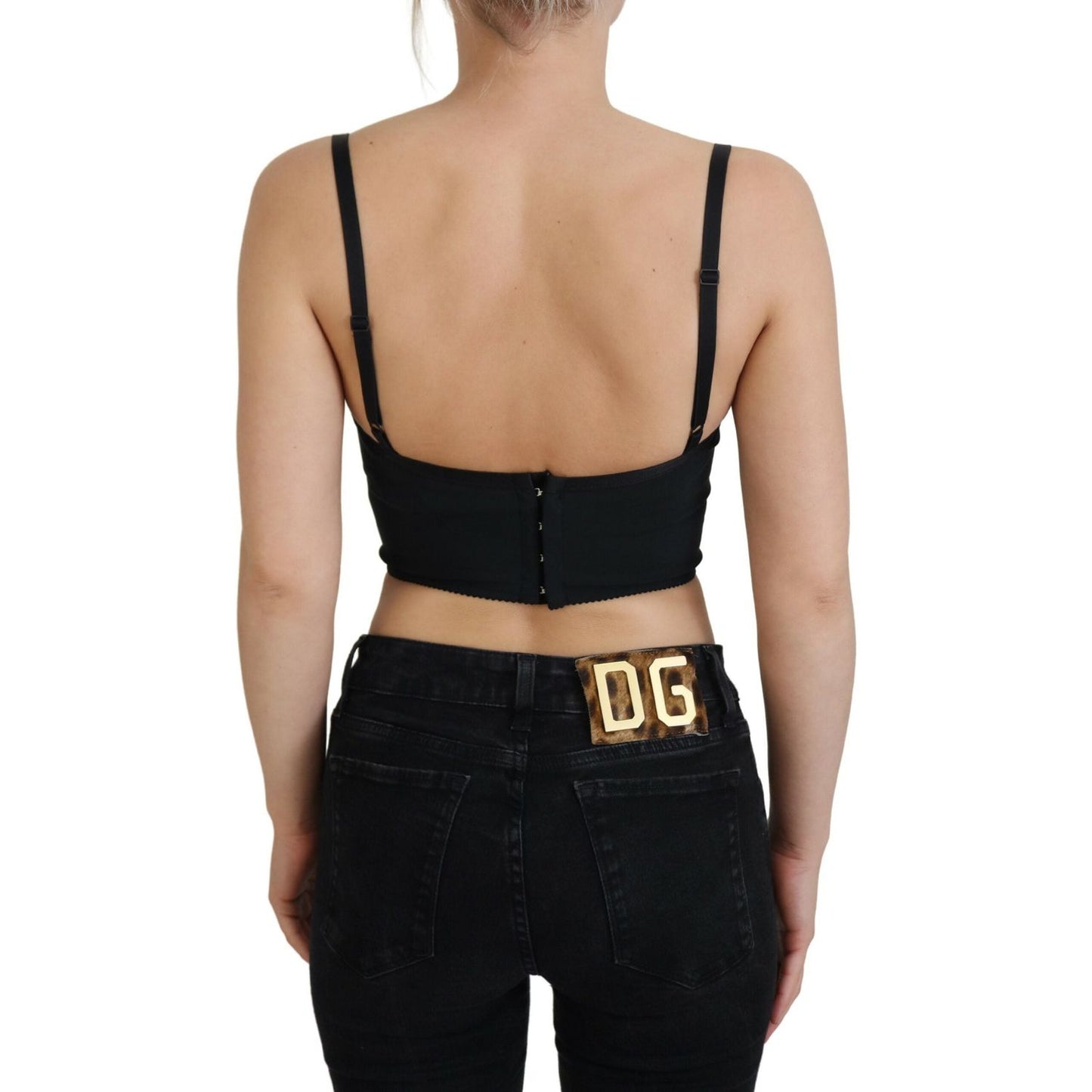 Dolce & Gabbana Leopard Print Bustier Corset Top Dolce & Gabbana Rosy Brown