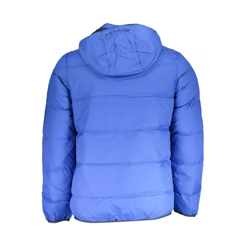 La Martina Elite Blue Jacket with Detachable Hood La Martina Cornflower Blue