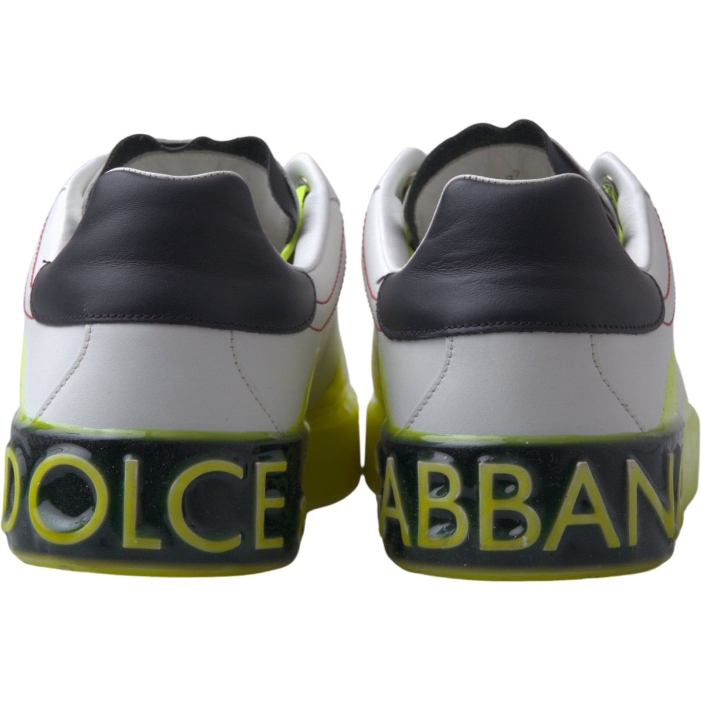 Dolce & Gabbana Sleek Portofino Low Top Leather Sneakers Dolce & Gabbana Dark Slate Gray