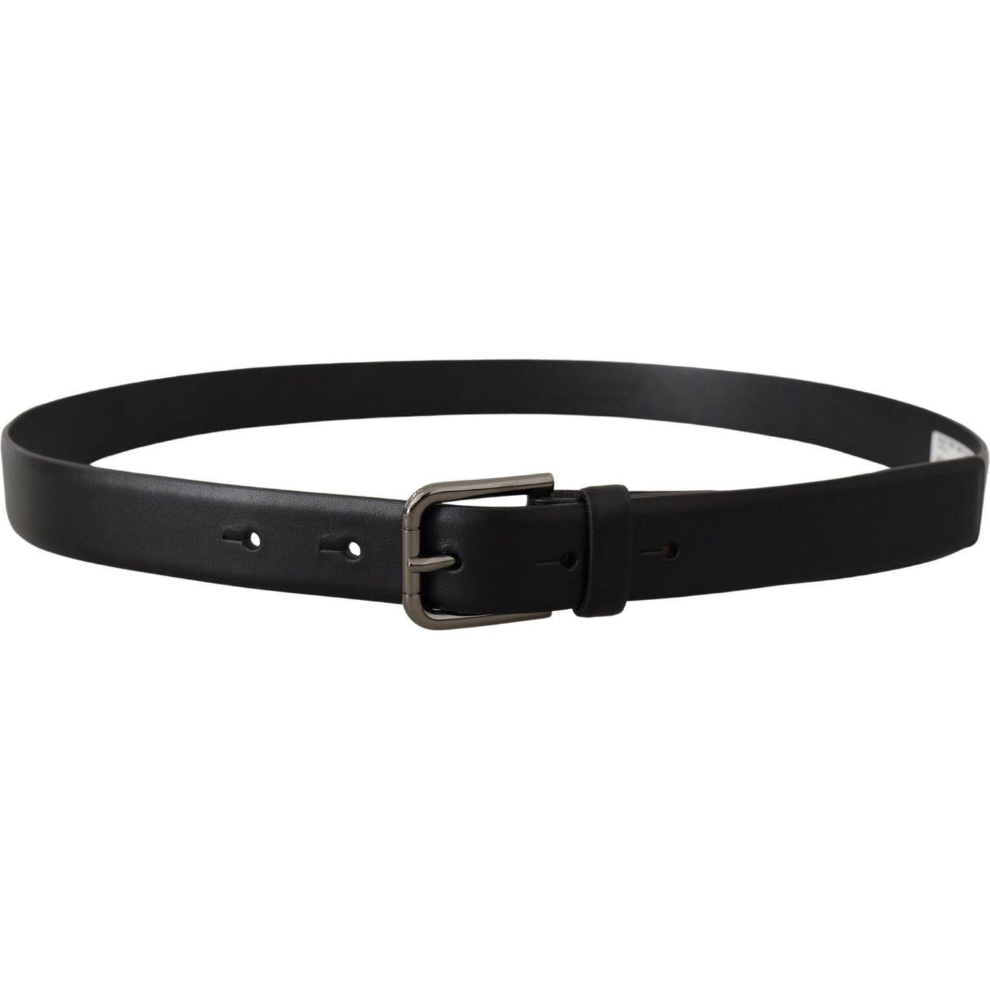 Dolce & Gabbana Elegant Black Leather Classic Belt Dolce & Gabbana Black