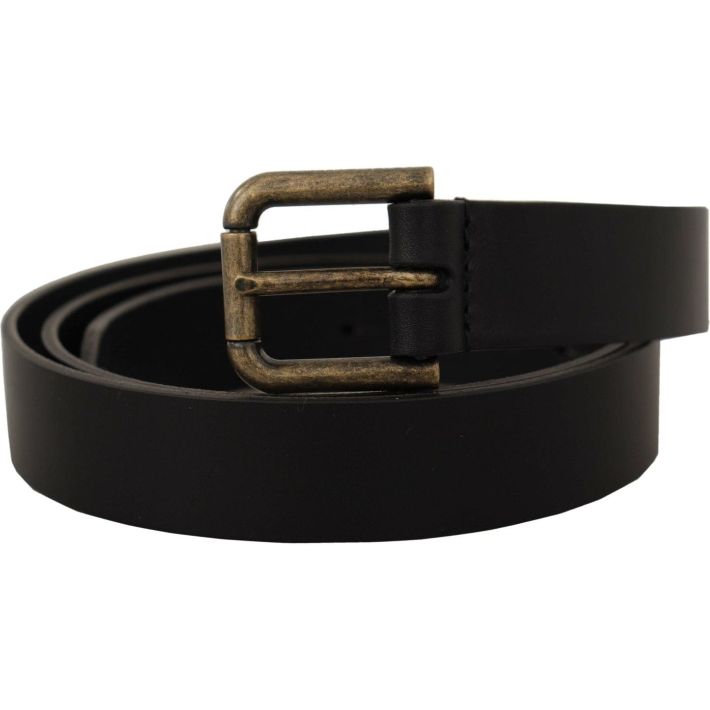 Dolce & Gabbana Elegant Italian Leather Belt Dolce & Gabbana Black