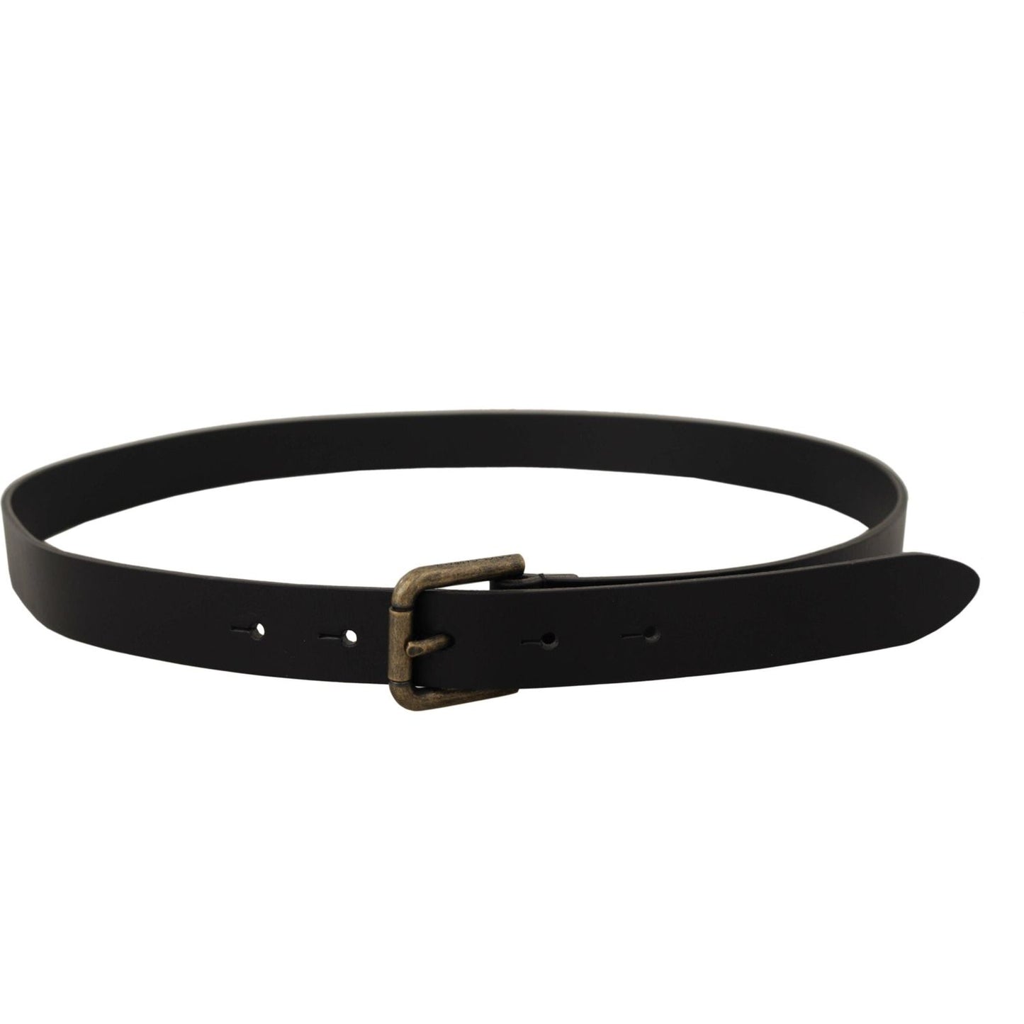 Dolce & Gabbana Elegant Italian Leather Belt Dolce & Gabbana Black