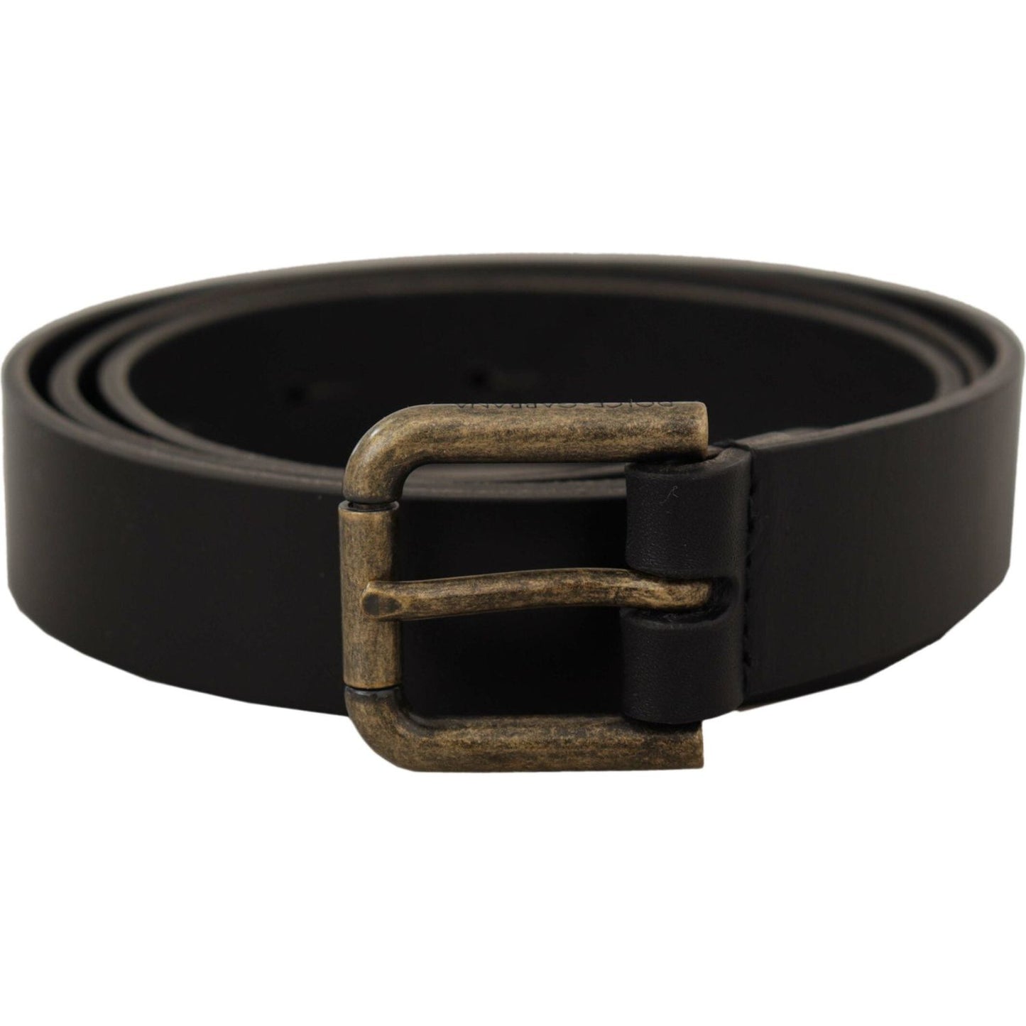 Dolce & Gabbana Elegant Italian Leather Belt Dolce & Gabbana Black