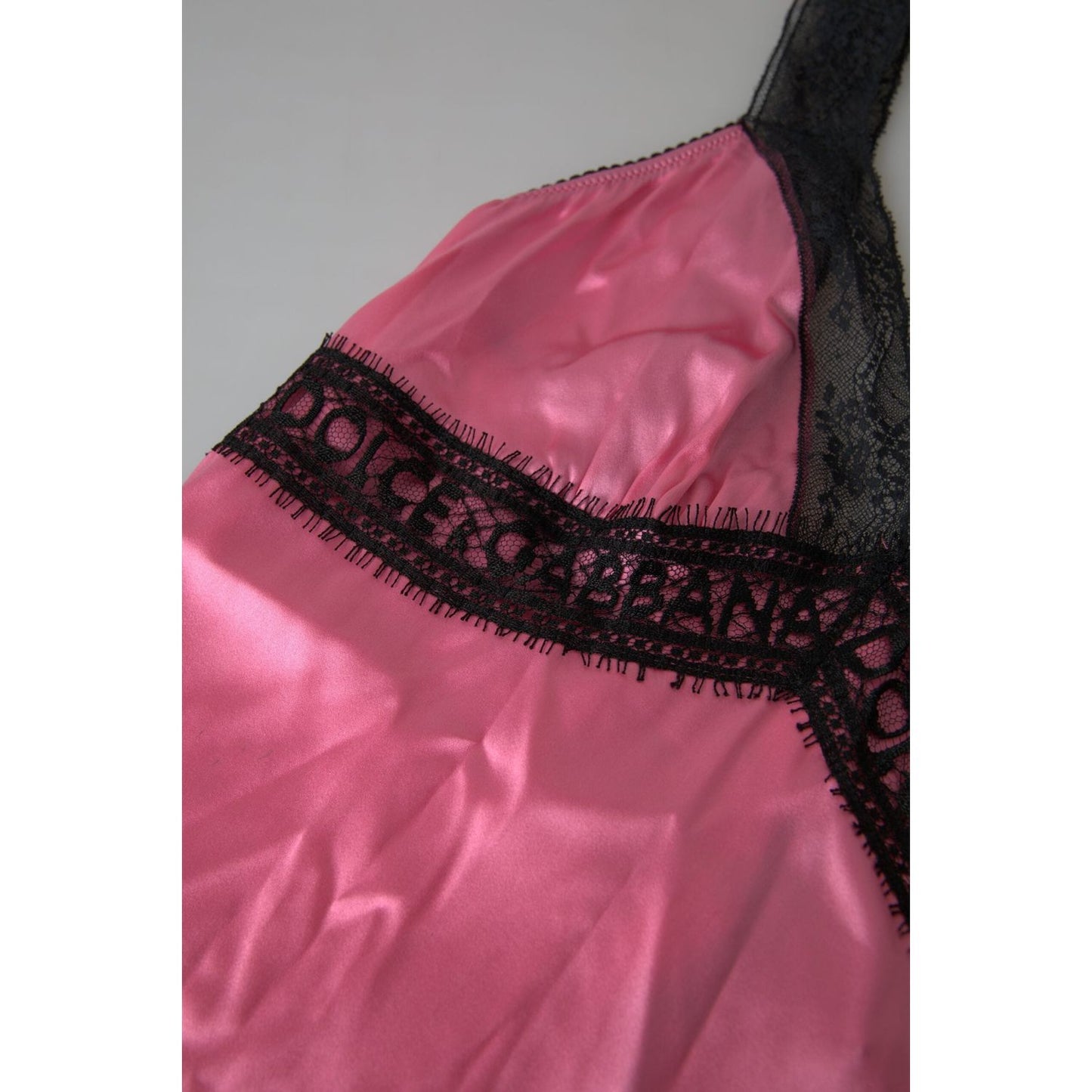 Dolce & Gabbana Silken Charm Pink Camisole Dolce & Gabbana Maroon