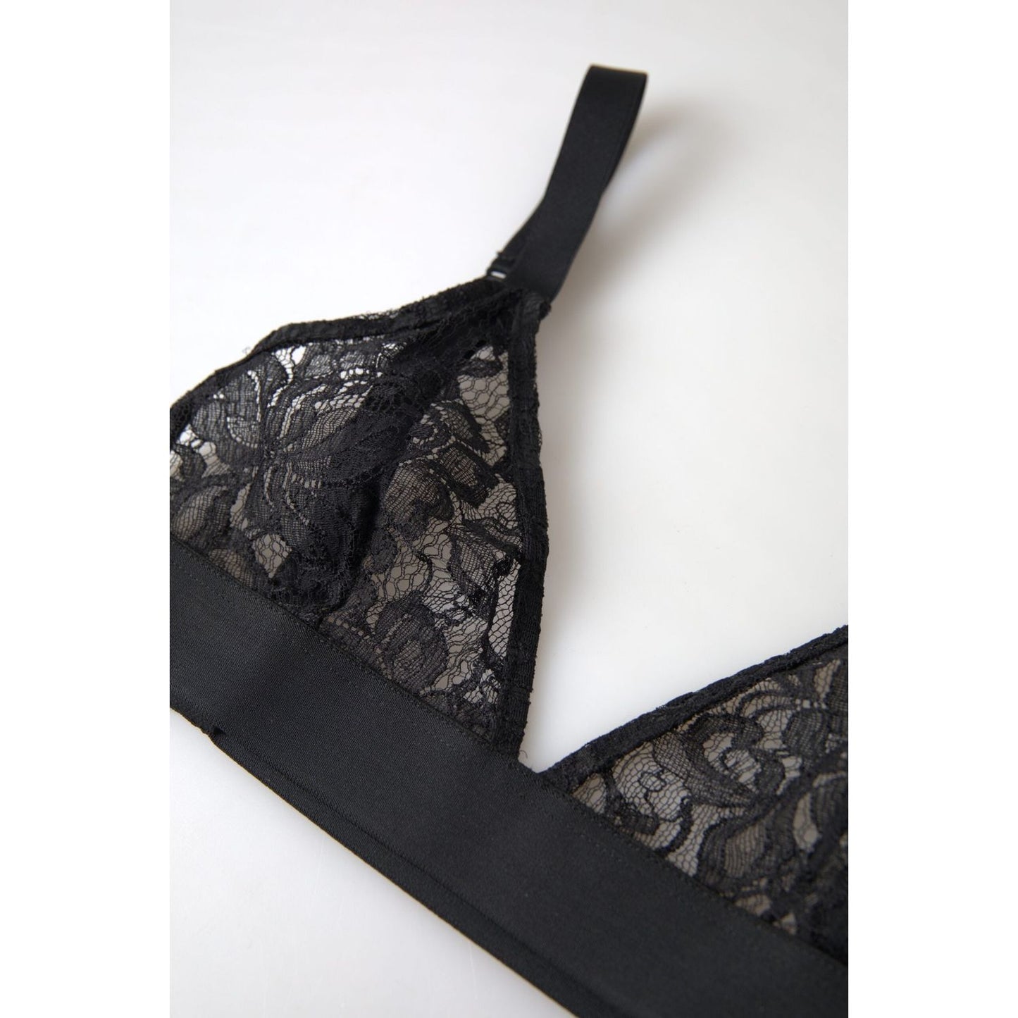 Dolce & Gabbana Elegant Floral Lace Stretch Balconcino Bra Dolce & Gabbana Lavender