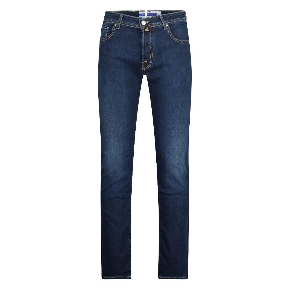 Jacob Cohen Elegant Slim Fit Dark Blue Jeans
