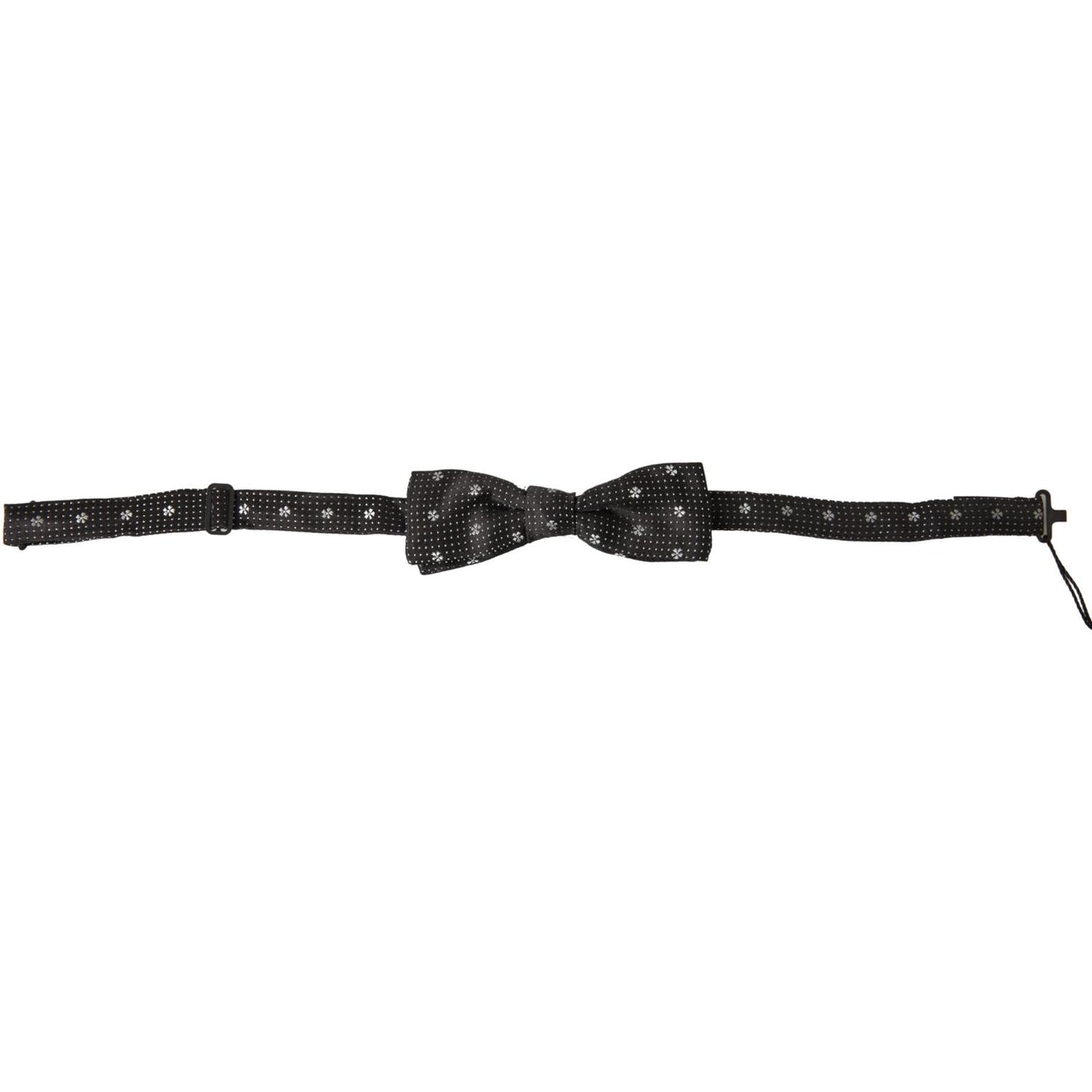 Dolce & Gabbana Elegant Black Silk Bow Tie Dolce & Gabbana Dark Slate Gray
