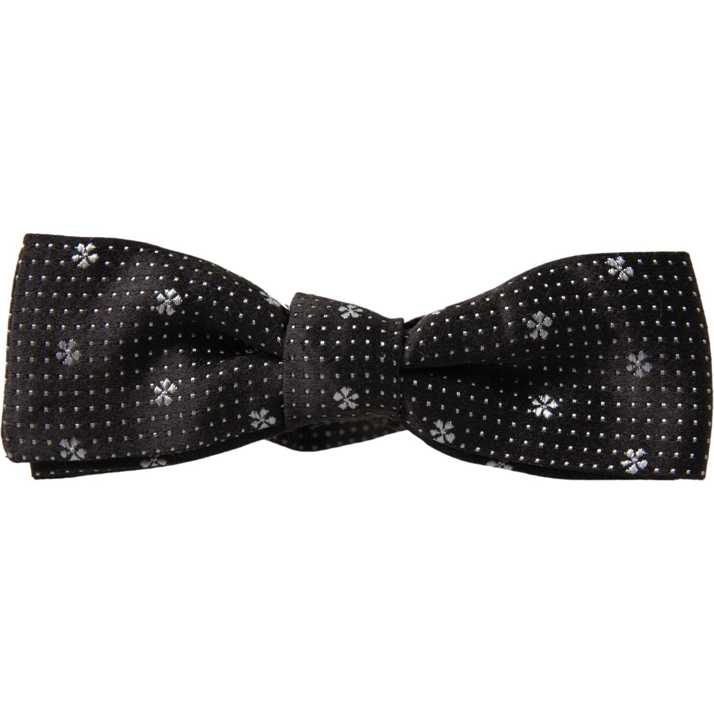 Dolce & Gabbana Elegant Black Silk Bow Tie Dolce & Gabbana Black