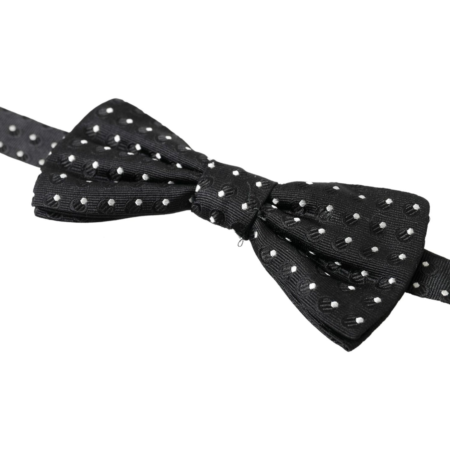 Dolce & Gabbana Elegant Black Silk Bow Tie Dolce & Gabbana Dark Slate Gray