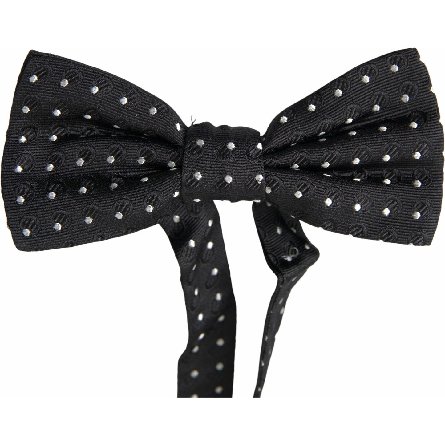 Dolce & Gabbana Elegant Black Silk Bow Tie Dolce & Gabbana Dark Slate Gray