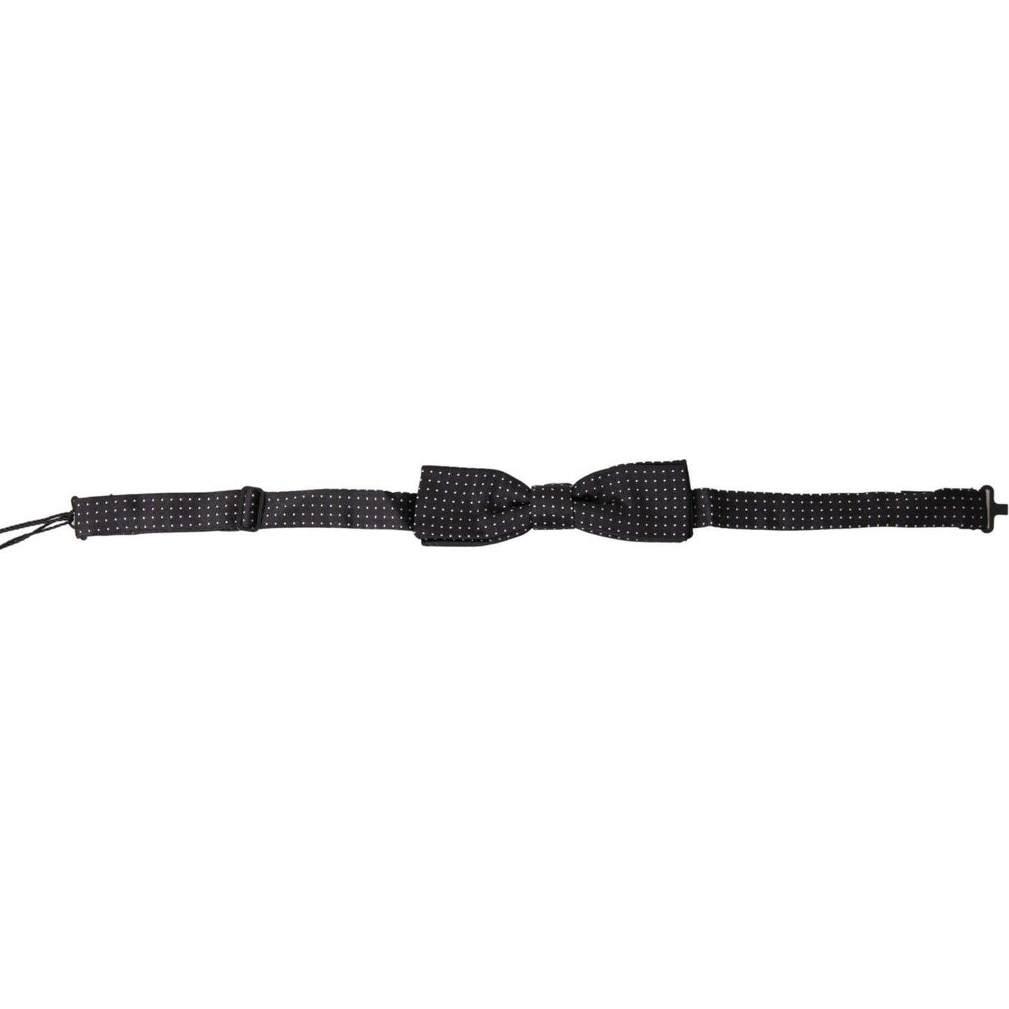 Dolce & Gabbana Elegant Silk Black Bow Tie Dolce & Gabbana Dark Slate Gray