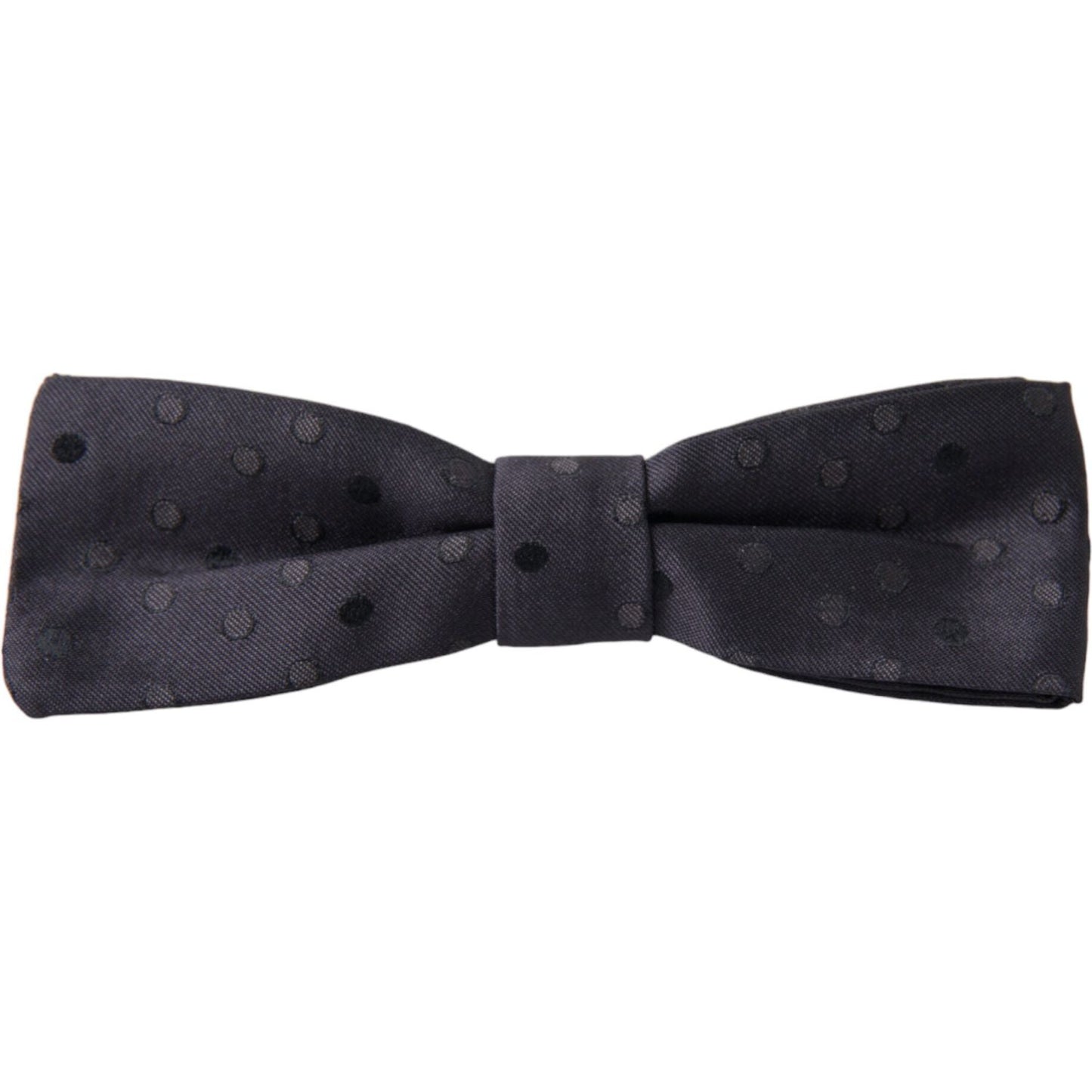 Dolce & Gabbana Elegant Silk Polka Dot Bow Tie Dolce & Gabbana Dark Slate Gray