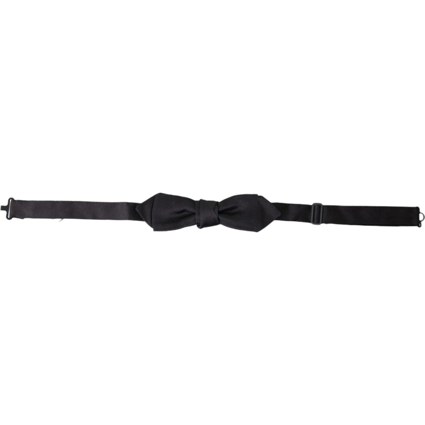 Dolce & Gabbana Elegant Silk Black Bow Tie for Gentleman Dolce & Gabbana Dark Slate Gray
