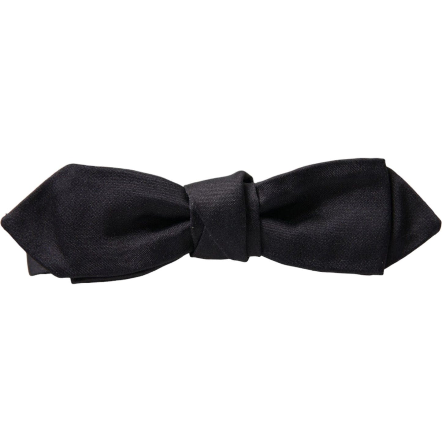 Dolce & Gabbana Elegant Silk Black Bow Tie for Gentleman Dolce & Gabbana Black