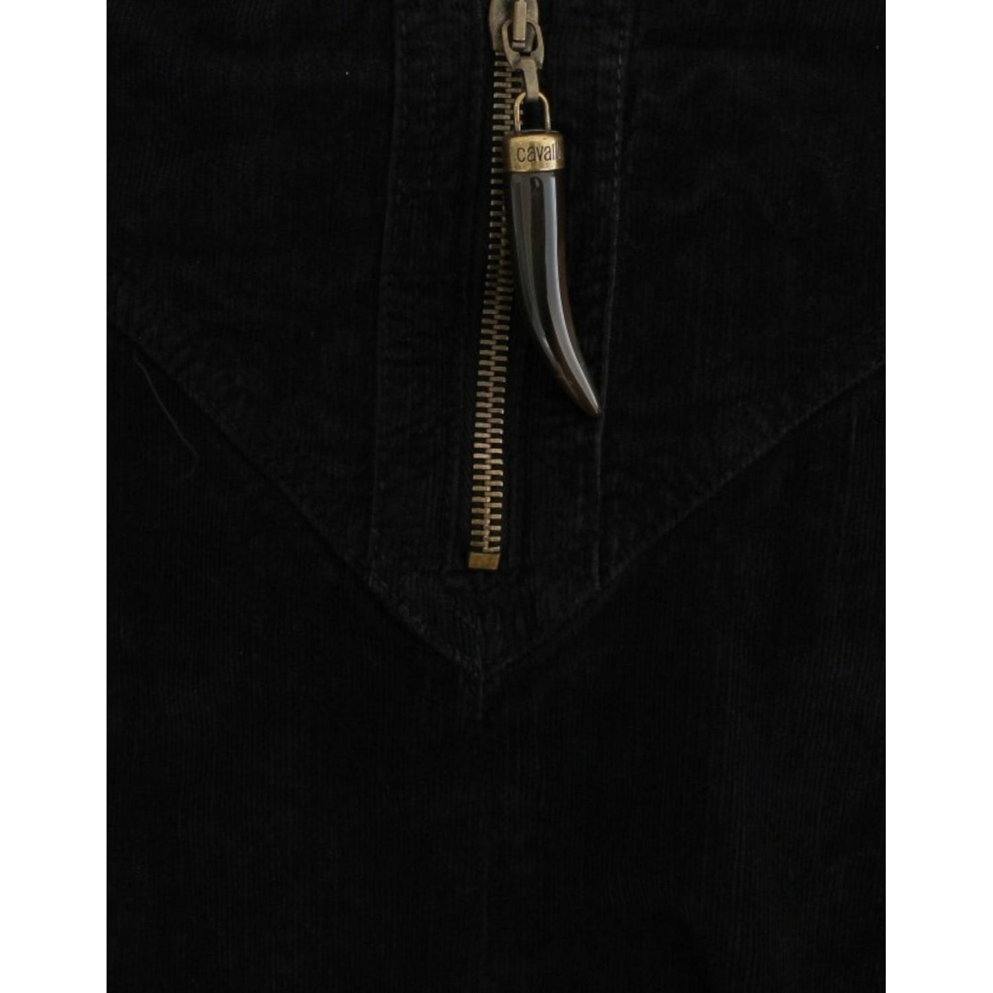Cavalli Elegant Black Pencil Skirt for Sophisticated Style Cavalli Black
