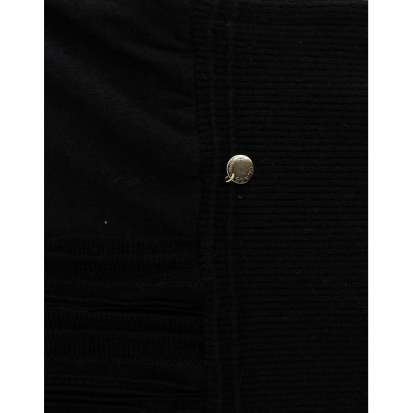 Cavalli Elegant Short Sleeved Black Jumper Cavalli Black