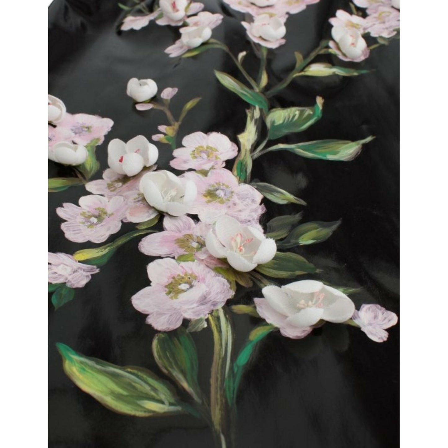 Dolce & Gabbana Elegant Floral Embellished Shift Dress Dolce & Gabbana Gray
