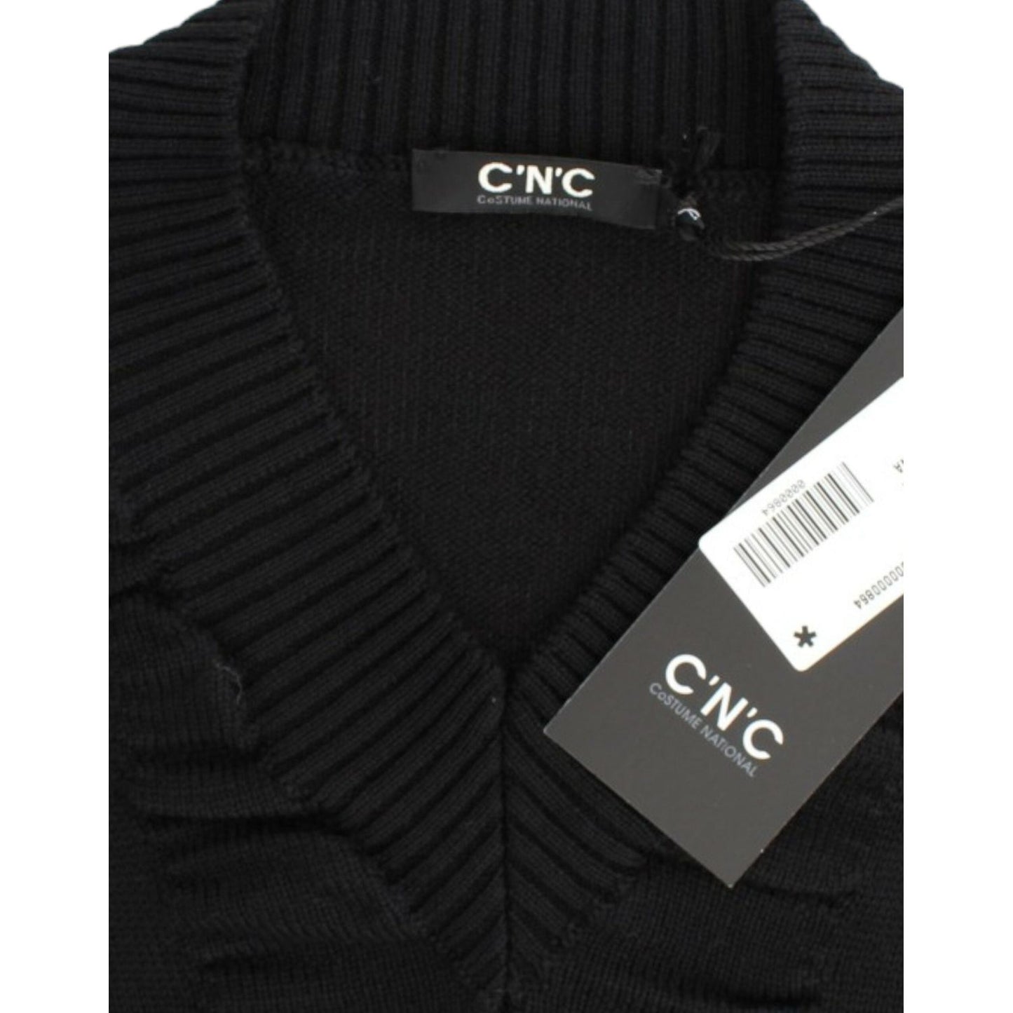 Costume National Elegant V-Neck Lightweight Sweater Costume National Black