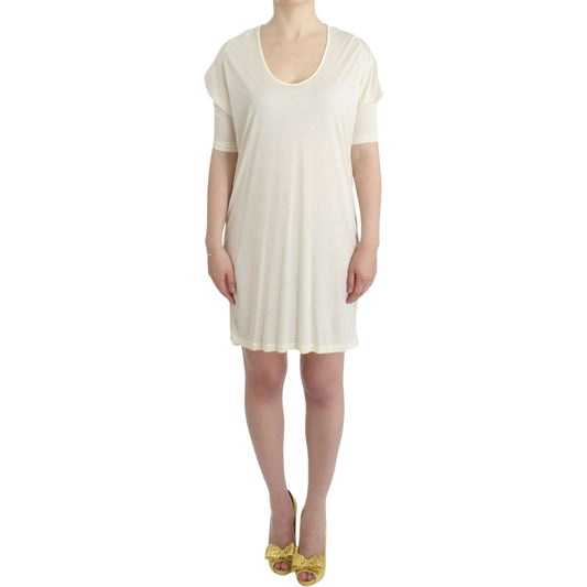 Costume National White modal tube dress