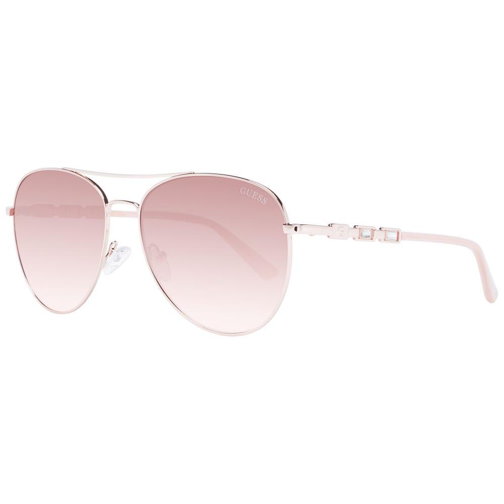 Guess Rose Gold Women Sunglasses Guess Light Gray