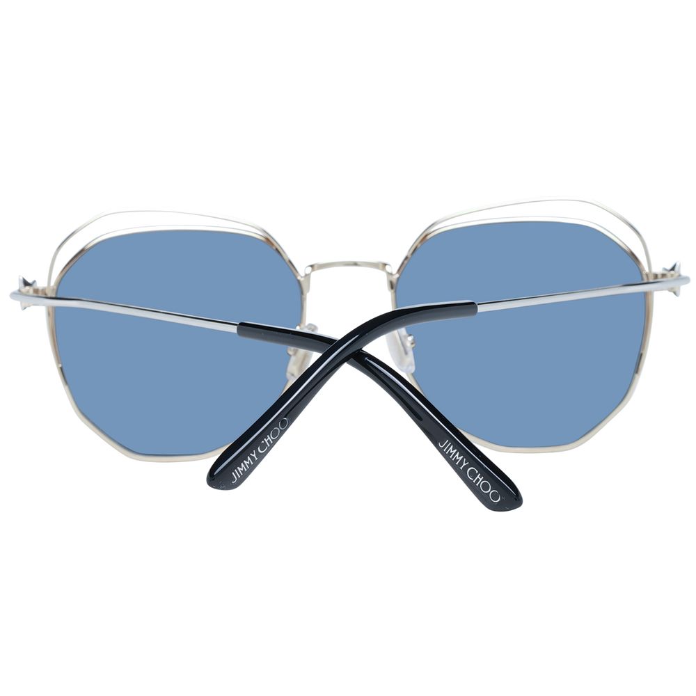 Jimmy Choo Gold Women Sunglasses Jimmy Choo Light Slate Gray