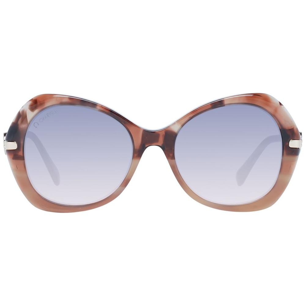 Omega Brown Women Sunglasses Omega Gray
