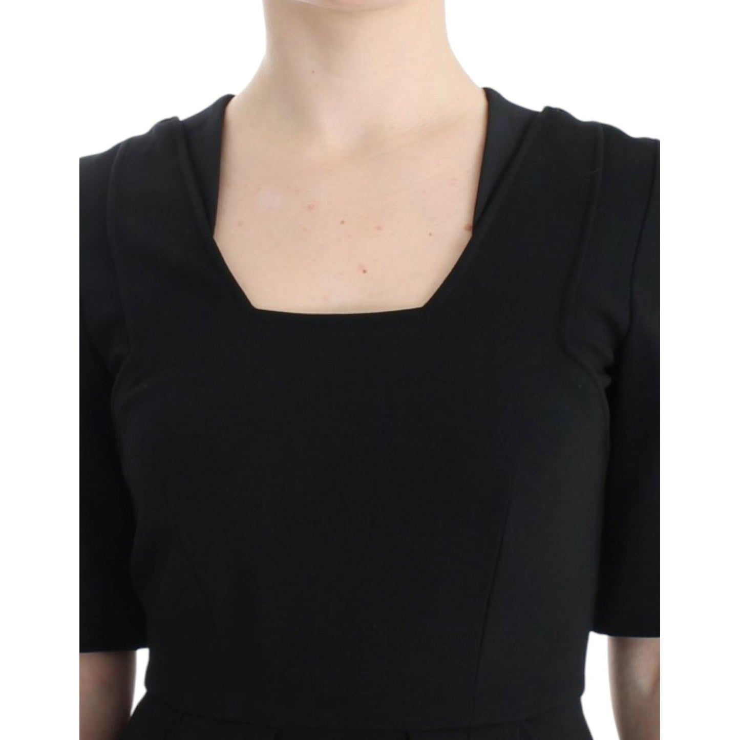 CO|TE Elegant Black Short Sleeve Venus Dress CO|TE Tan