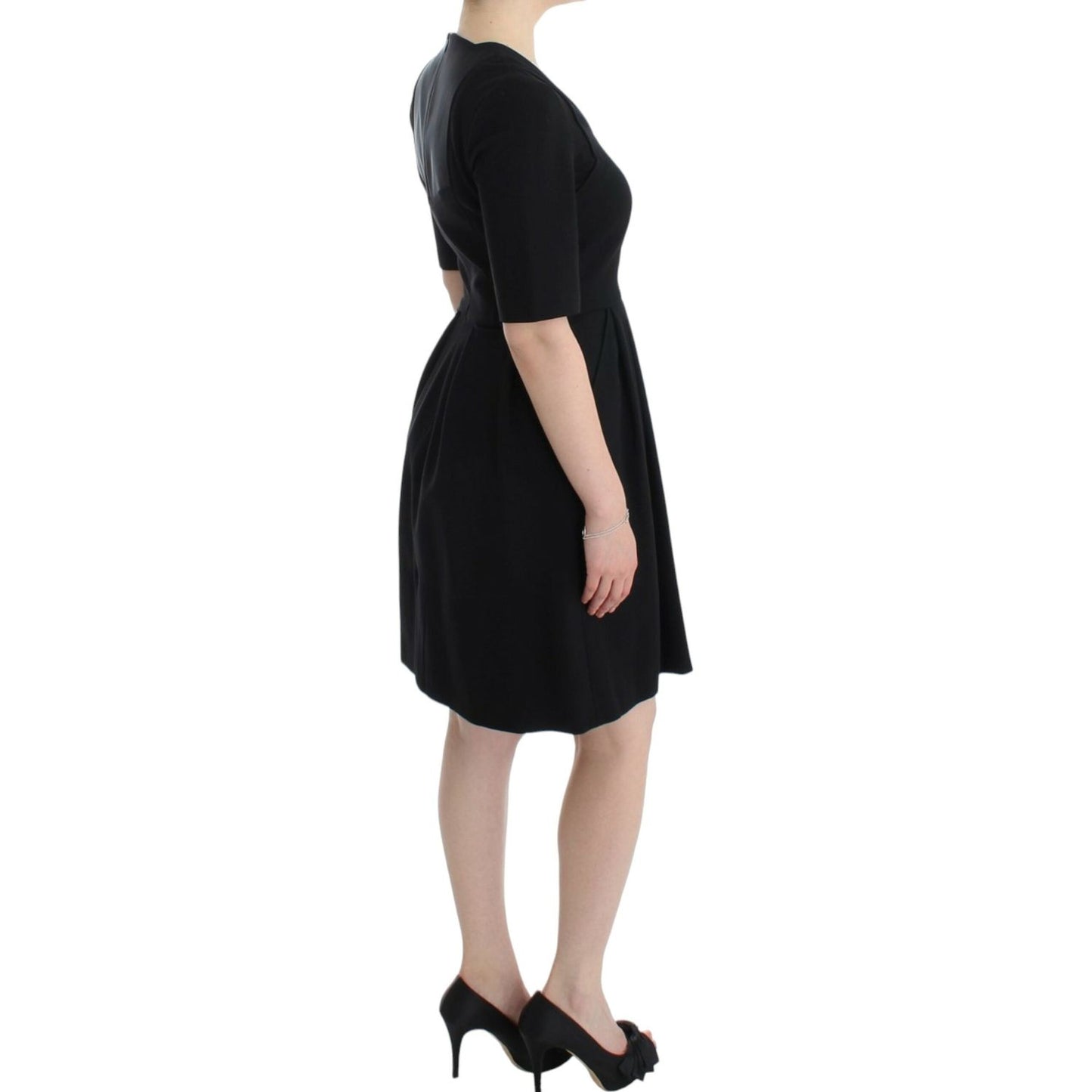 CO|TE Elegant Black Short Sleeve Venus Dress CO|TE Black