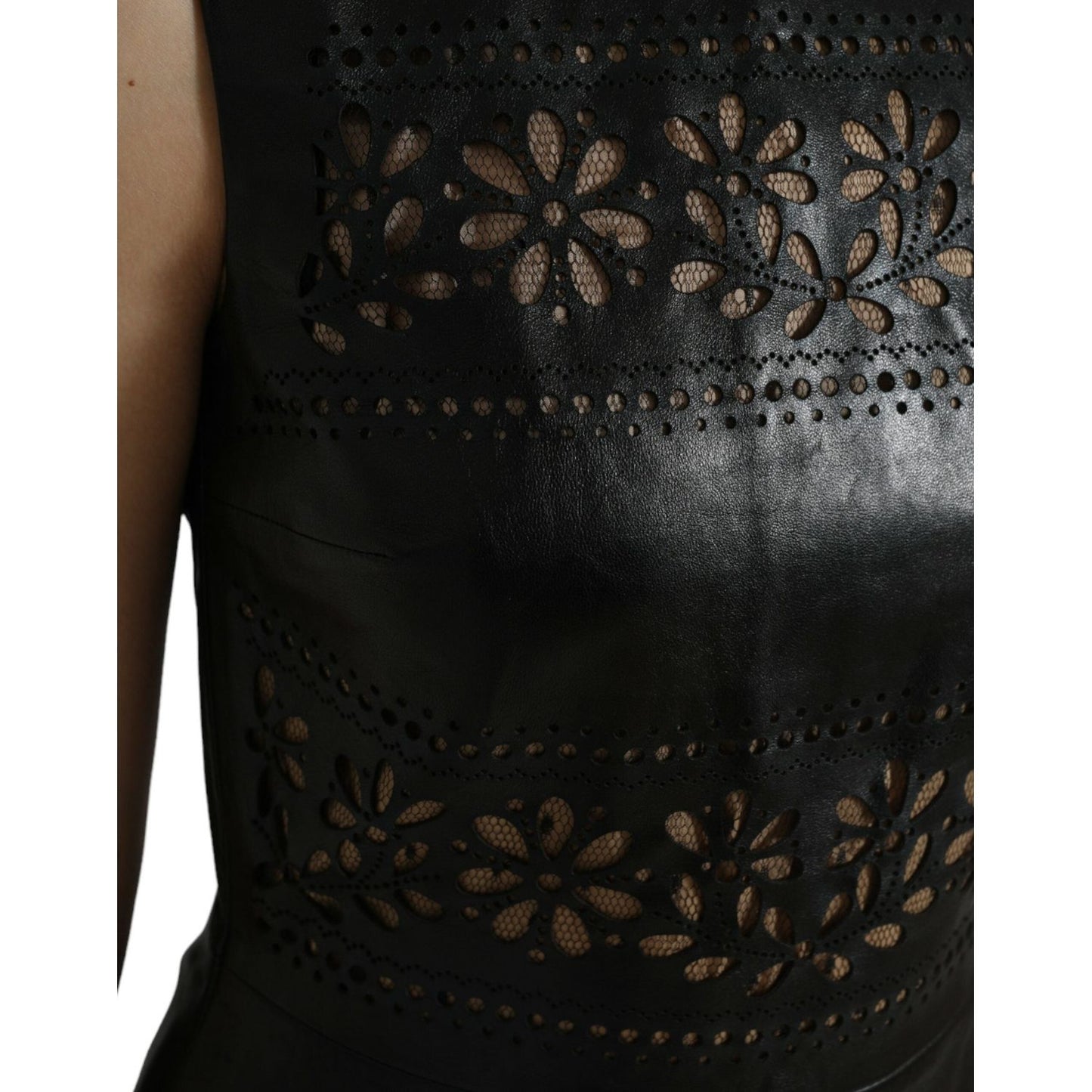 Valentino Elegant Black A-Line Mini Dress Valentino Black