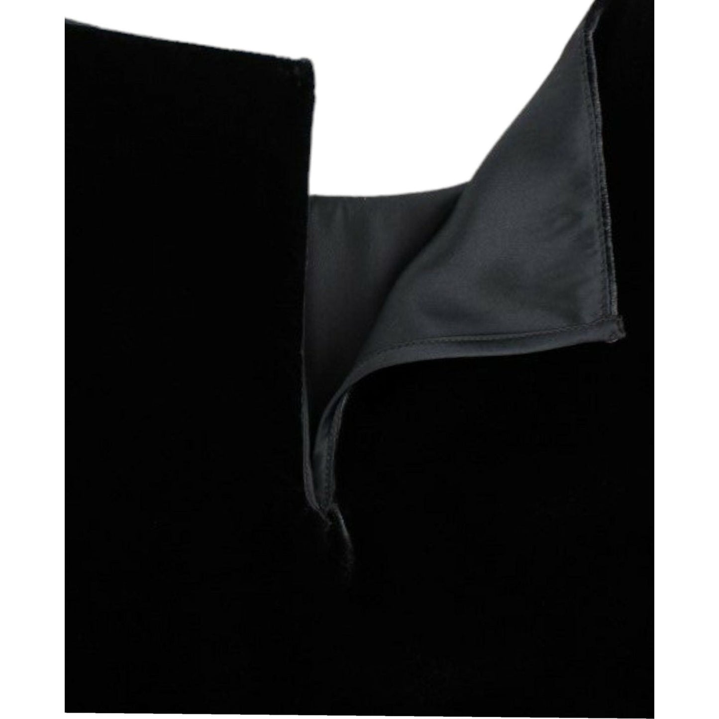 Dolce & Gabbana Enchanting Velvet Short Sleeve Top Dolce & Gabbana Black