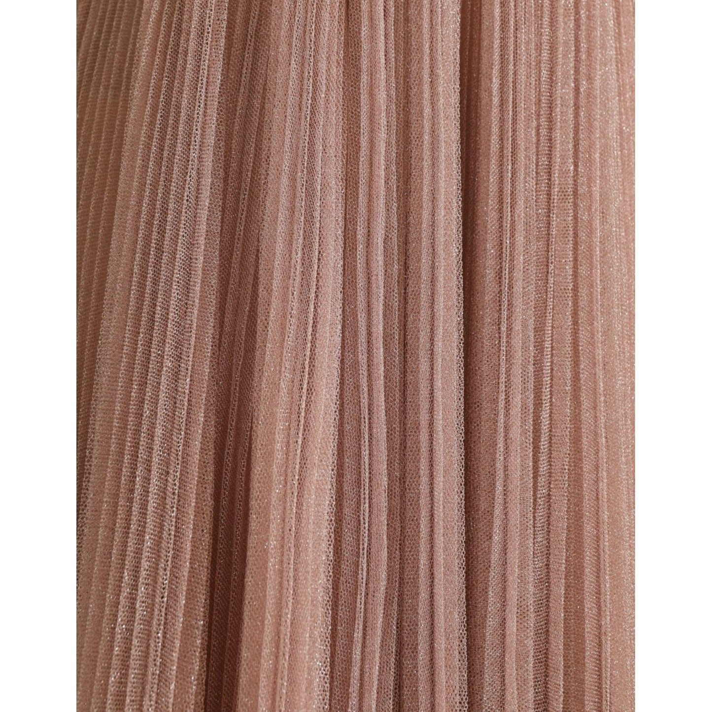 Dolce & Gabbana Elegant Asymmetrical Pink Tulle Dress Dolce & Gabbana Dim Gray
