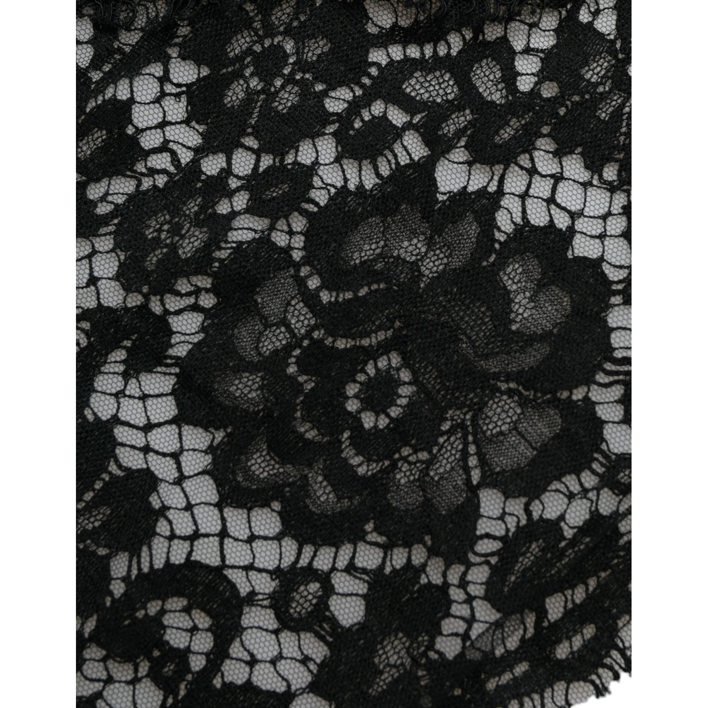 Dolce & Gabbana Elegant Crystal-Embellished Sheath Dress Dolce & Gabbana Black